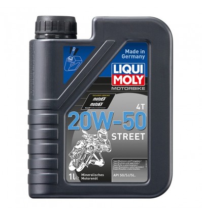 Olio 4T Liqui Moly 20W-50 Street 1 lt