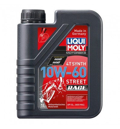 Olio 4T Synth Liqui Moly 10W-60 Street Race 1 lt Olio 4T Synth Liqui Moly 10W-60 Street Race 1 lt