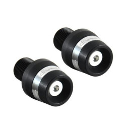 Terminali manubrio Lightech conici bicolore per Aprilia RSV4 Terminali manubrio Lightech conici bicolore per Aprilia RSV4