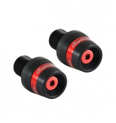 Terminali manubrio Lightech conici bicolore per Aprilia RSV4 Terminali manubrio Lightech conici bicolore per Aprilia RSV4