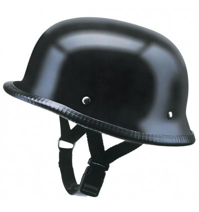 Casco elmetto tedesco in fibra nero opaco Casco elmetto tedesco in fibra nero opaco
