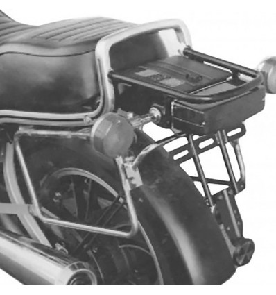 Portapacchi e telai laterali Hepco & Becker neri per Yamaha TR1 1981