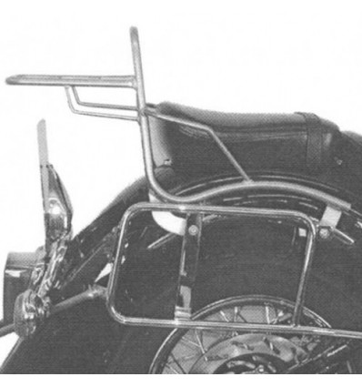 Portapacchi cromato Hepco & Becker Rear Rack per Yamaha XVS 1100 A Drag Star Classic 01-07 Portapacchi cromato Hepco & Becker Rear Rack per Yamaha XVS 1100 A Drag Star Classic 01-07