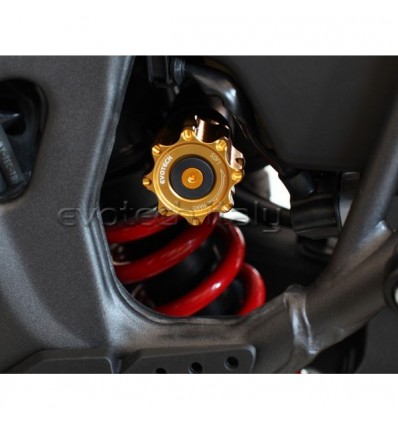 Manopola regolazione precarico Evotech per Honda CRF 1000L Africa Twin Manopola regolazione precarico Evotech per Honda CRF 1000L Africa Twin