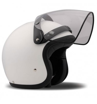 Visiera DMD Flip Up trasparente per caschi tre bottoni Visiera DMD Flip Up trasparente per caschi tre bottoni