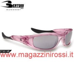 Occhiali da moto Bertoni FT101WR  rosa ghiaccio