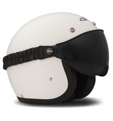 Visiera aeronautica DMD con elastico versione Goggle fumè Visiera aeronautica DMD con elastico versione Goggle fumè
