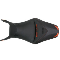 Sella Bagster Ready Luxe per Yamaha MT-09 nera e arancio Sella Bagster Ready Luxe per Yamaha MT-09 nera e arancio