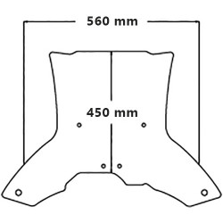 Cupolino Isotta tipo adv altissima protezione per BMW F650/800GS 08-11 Cupolino Isotta tipo adv altissima protezione per BMW F650/800GS 08-11