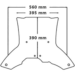Cupolino Isotta look adventure basso per BMW F650/800GS 08-11 Cupolino Isotta look adventure basso per BMW F650/800GS 08-11