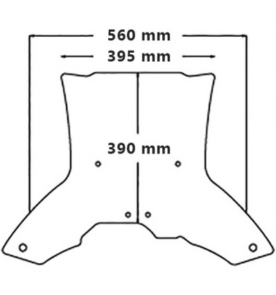 Cupolino Isotta look adventure basso per BMW F650/800GS 08-11 Cupolino Isotta look adventure basso per BMW F650/800GS 08-11