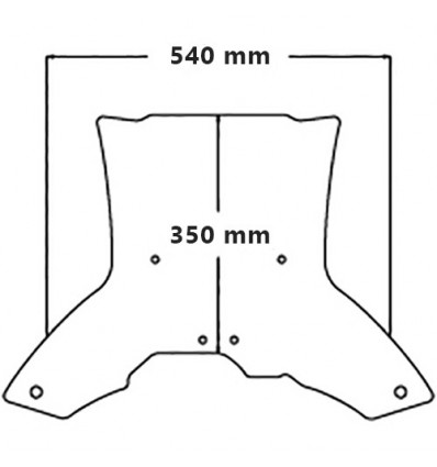Cupolino Isotta tipo adv originale per BMW F650/800GS 08-11 Cupolino Isotta tipo adv originale per BMW F650/800GS 08-11