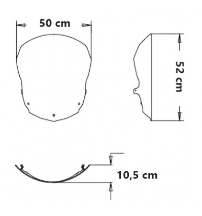 Cupolino Isotta tipo originale su attacchi originali per BMW F800GT dal 2012 Cupolino Isotta tipo originale su attacchi originali per BMW F800GT dal 2012