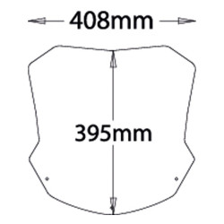 Cupolino Isotta tipo originale maggiorato per BMW F800ST dal 2006 Cupolino Isotta tipo originale maggiorato per BMW F800ST dal 2006