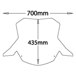 Cupolino Isotta touring per BMW F800ST dal 2006