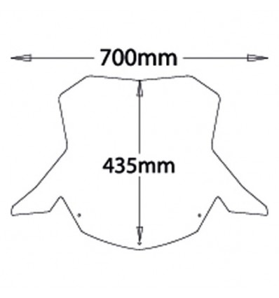 Cupolino Isotta touring per BMW F800ST dal 2006