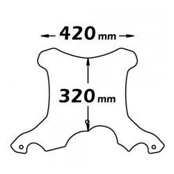 Cupolino Isotta media protezione per BMW G650GS dal 2011 Cupolino Isotta media protezione per BMW G650GS dal 2011