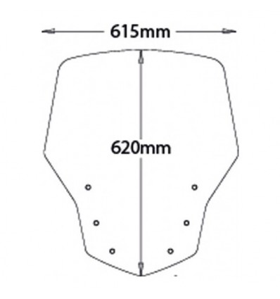 Cupolino Isotta tipo originale per BMW K1200GT 06-08 Cupolino Isotta tipo originale per BMW K1200GT 06-08