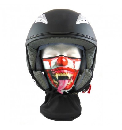 Collare elasticizzato in microfibra grafica CLOWN 6 Collare elasticizzato in microfibra grafica CLOWN 6