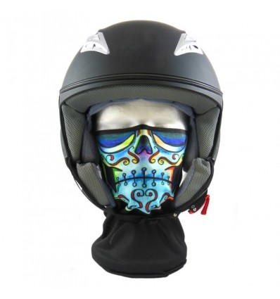 Collare elasticizzato in microfibra grafica SKULL 19 Collare elasticizzato in microfibra grafica SKULL 19