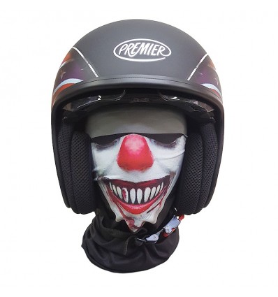 Collare elasticizzato in microfibra grafica CLOWN-NEW