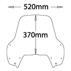 Cupolino Isotta tipo air flow per BMW R1100GS 94-99 Cupolino Isotta tipo air flow per BMW R1100GS 94-99