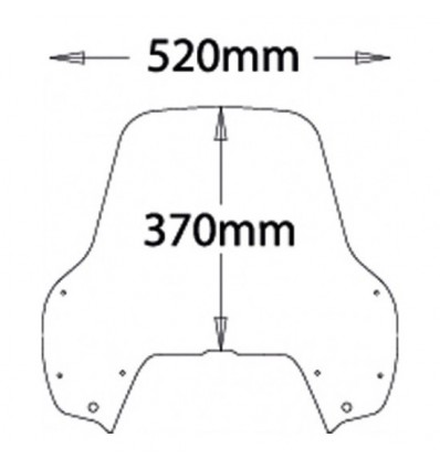 Cupolino Isotta tipo air flow per BMW R1100GS 94-99 Cupolino Isotta tipo air flow per BMW R1100GS 94-99