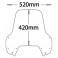 Cupolino Isotta tipo air flow maggiorato per BMW R1100GS 94-99 Cupolino Isotta tipo air flow maggiorato per BMW R1100GS 94-99