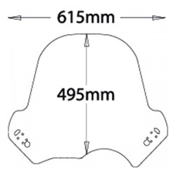 Cupolino Isotta tipo adventure per BMW R1150GS 00-03 Cupolino Isotta tipo adventure per BMW R1150GS 00-03