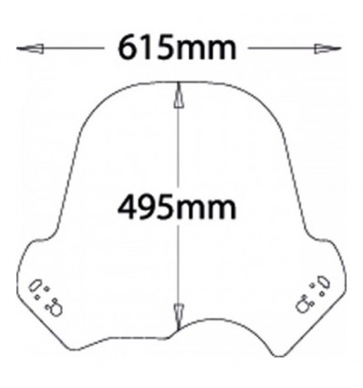 Cupolino Isotta tipo adventure per BMW R1150GS 00-03 Cupolino Isotta tipo adventure per BMW R1150GS 00-03