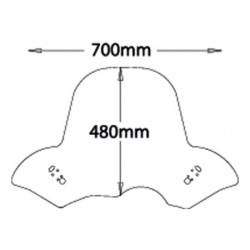 Cupolino Isotta tipo adventure full protection per BMW R1150GS 00-03 Cupolino Isotta tipo adventure full protection per BMW R1150GS 00-03