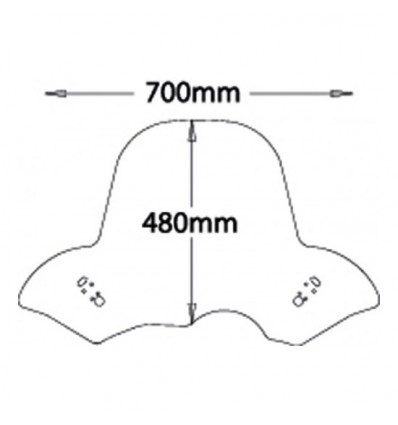 Cupolino Isotta tipo adventure full protection per BMW R1150GS 00-03 Cupolino Isotta tipo adventure full protection per BMW R1150GS 00-03