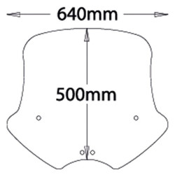 Cupolino Isotta sportivo ad inclinazione variabile per BMW R1150R 00-06 Cupolino Isotta sportivo ad inclinazione variabile per BMW R1150R 00-06