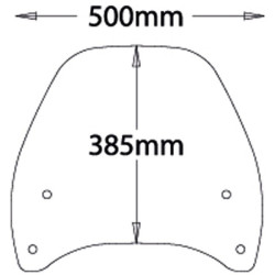 Cupolino Isotta tipo medio per BMW R1150R Rockster 02-05 Cupolino Isotta tipo medio per BMW R1150R Rockster 02-05