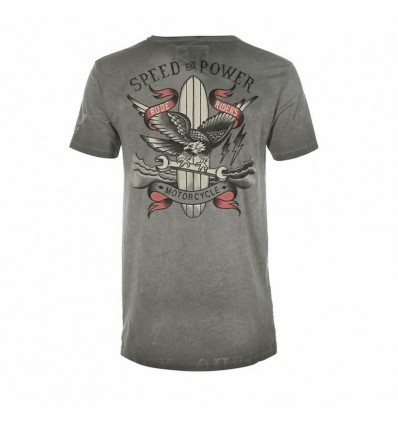 T-Shirt Rude Riders da uomo Speed & Power con stampa T-Shirt Rude Riders da uomo Speed & Power con stampa