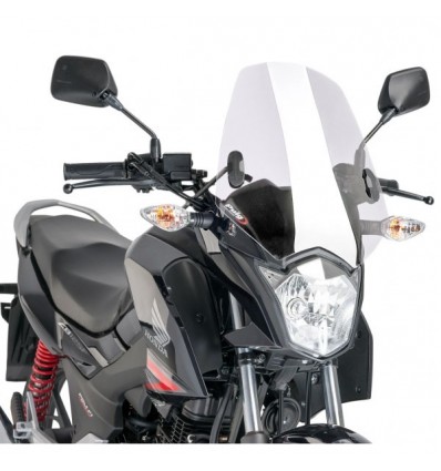 Cupolino Puig Naked fume chiaro per Honda CB125F 2015 Cupolino Puig Naked fume chiaro per Honda CB125F 2015