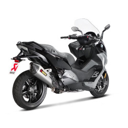 Marmitta Akrapovic Slip On Titanio omologata per BMW C650 Sport 2016 Marmitta Akrapovic Slip On Titanio omologata per BMW C650 Sport 2016