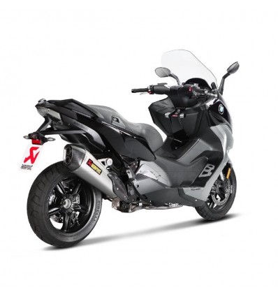 Marmitta Akrapovic Slip On Titanio omologata per BMW C650 Sport 2016 Marmitta Akrapovic Slip On Titanio omologata per BMW C650 Sport 2016