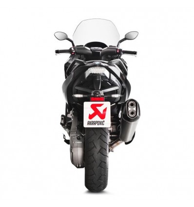 Marmitta Akrapovic Slip On Titanio omologata per BMW C650 Sport 2016 Marmitta Akrapovic Slip On Titanio omologata per BMW C650 Sport 2016
