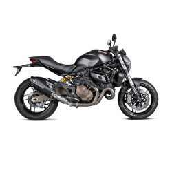 Marmitta Akrapovic Slip On nera omologata per Ducati Monster 821 14-16 Marmitta Akrapovic Slip On nera omologata per Ducati Monster 821 14-16