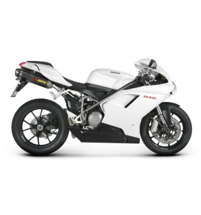 Coppia di marmitte Akrapovic Slip On Carbonio omologate per Ducati 848 e 848 EVO Coppia di marmitte Akrapovic Slip On Carbonio omologate per Ducati 848 e 848 EVO