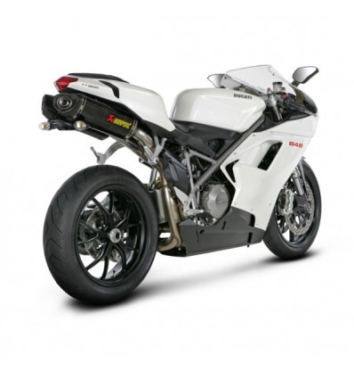 Coppia di marmitte Akrapovic Slip On Carbonio omologate per Ducati 848 e 848 EVO Coppia di marmitte Akrapovic Slip On Carbonio omologate per Ducati 848 e 848 EVO