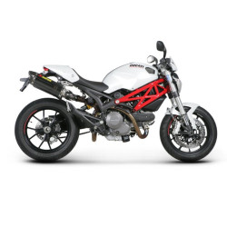 Coppia di marmitte Akrapovic Slip On Carbonio omologate per Ducati Monster 696/795/796/1100/1100S Coppia di marmitte Akrapovic Slip On Carbonio omologate per Ducati Monster 696/795/796/1100/1100S