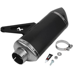Marmitta Akrapovic Slip On nera omologata per Ducati Monster 821 14-16 Marmitta Akrapovic Slip On nera omologata per Ducati Monster 821 14-16