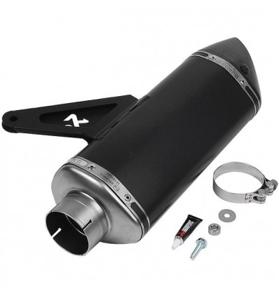 Marmitta Akrapovic Slip On nera omologata per Ducati Monster 821 14-16 Marmitta Akrapovic Slip On nera omologata per Ducati Monster 821 14-16