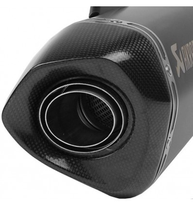 Marmitta Akrapovic Slip On nera omologata per Ducati Monster 821 14-16 Marmitta Akrapovic Slip On nera omologata per Ducati Monster 821 14-16