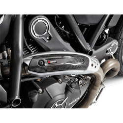 Paracalore Akrapovic in Carbonio per Ducati Scrambler 800 Paracalore Akrapovic in Carbonio per Ducati Scrambler 800