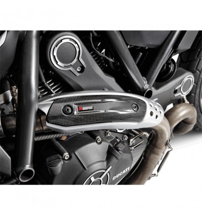 Paracalore Akrapovic in Carbonio per Ducati Scrambler 800 Paracalore Akrapovic in Carbonio per Ducati Scrambler 800
