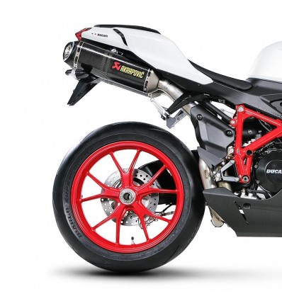 Coppia di marmitte Akrapovic Slip On Carbonio omologate per Ducati 1098 e 1098S 09-11 Coppia di marmitte Akrapovic Slip On Carbonio omologate per Ducati 1098 e 1098S 09-11