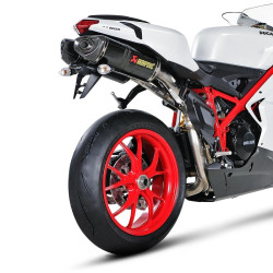 Coppia di marmitte Akrapovic Slip On Carbonio omologate per Ducati 1098/S/R e 1198S Coppia di marmitte Akrapovic Slip On Carbonio omologate per Ducati 1098/S/R e 1198S